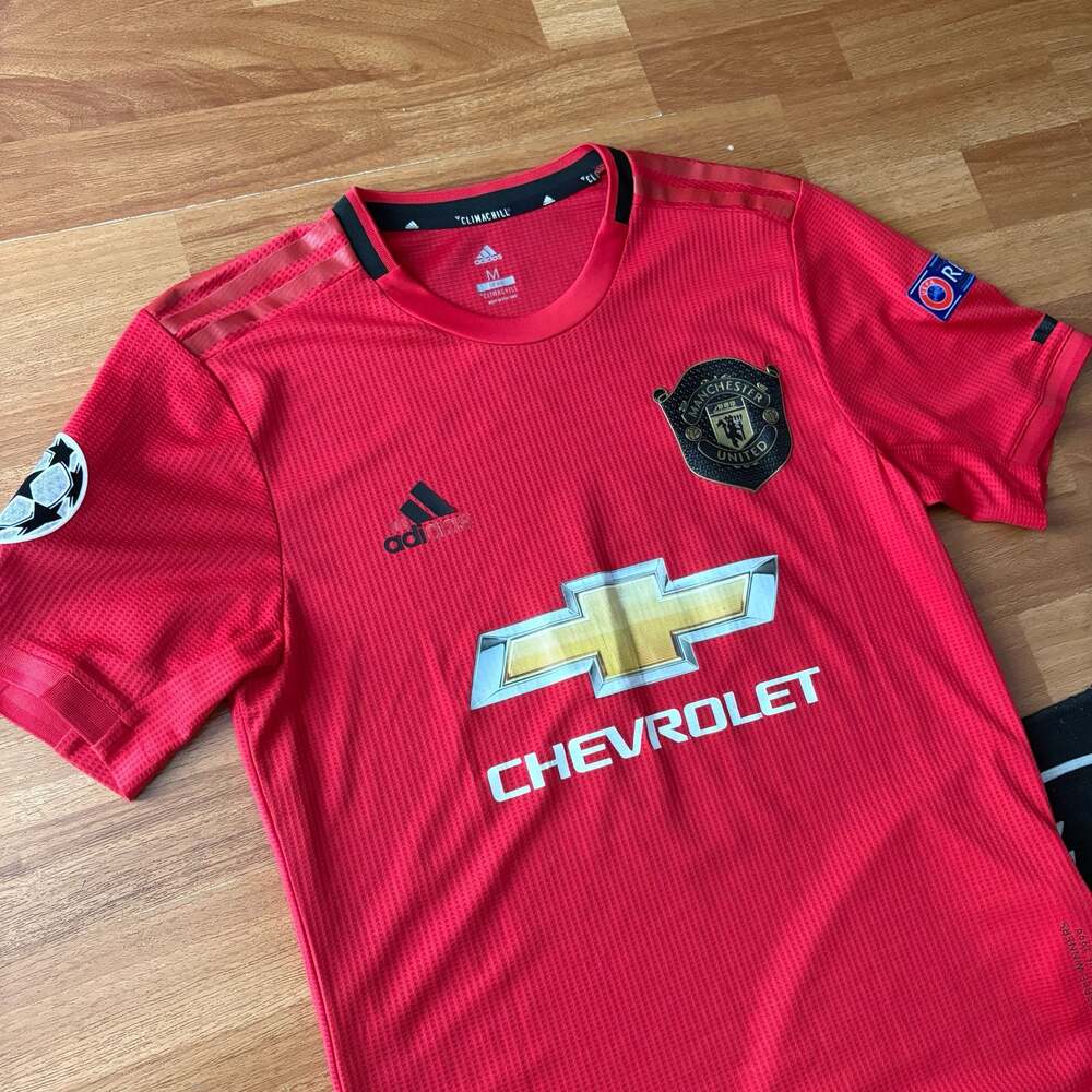 Authentic Adidas Manchester United 2019/20 Home Jersey Martial 9 - Picture 2 of 9